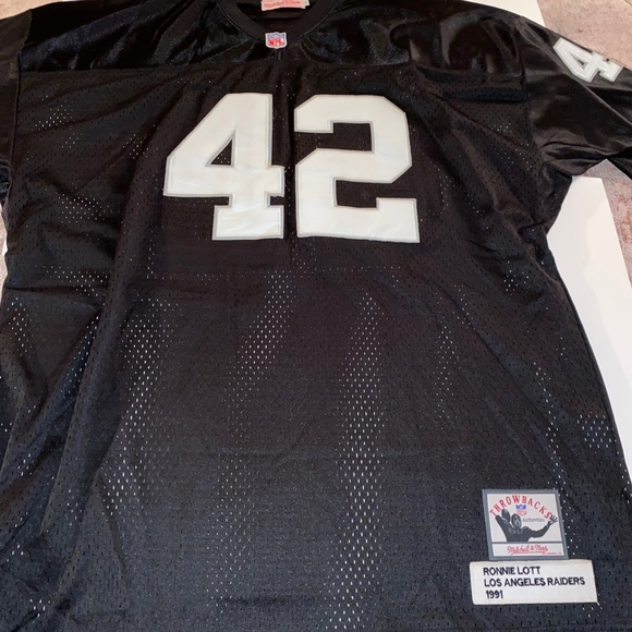 mitchell and ness ronnie lott throwback jersey